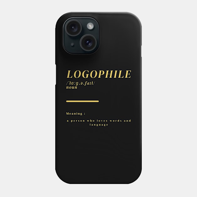 Word Logophile Phone Case by Ralen11_