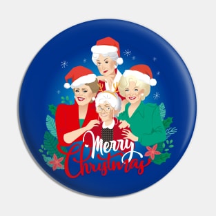 Golden Christmas Pin