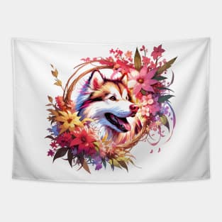 Alaskan Malamute Mothers Day Dog Mom Unique Dog Gift Tapestry