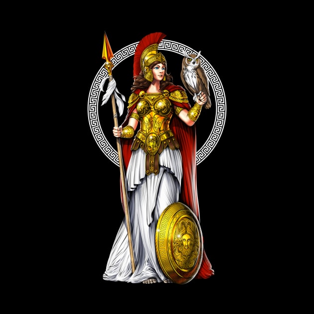 Greek Goddess Athena by underheaven
