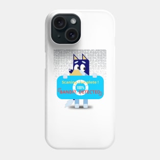 Bluey - Bandit Detected Fanart Phone Case