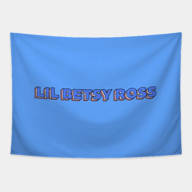 lil betsy ross Tapestry by DeekayGrafx