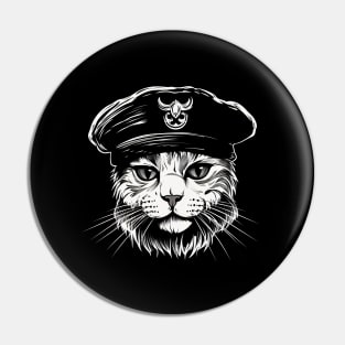 Pirate Cat: Whimsical Feline Adventure Awaits Pin