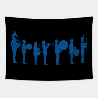 Marching band blue Tapestry