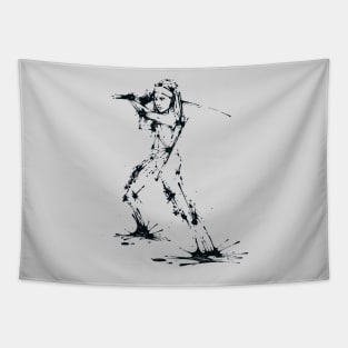 Splaaash Series - Michonne Ink Tapestry