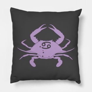 Cancer (Light Purple) Pillow