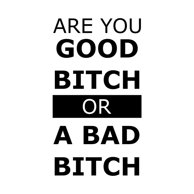 GOOD BITCH OR BAD BITCH by solit