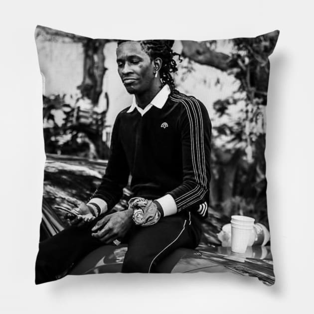 Young Thug Pillow by DirtyChais