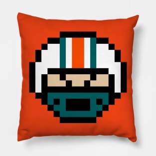 8-Bit Helmet - Miami (Throwbacks) Pillow