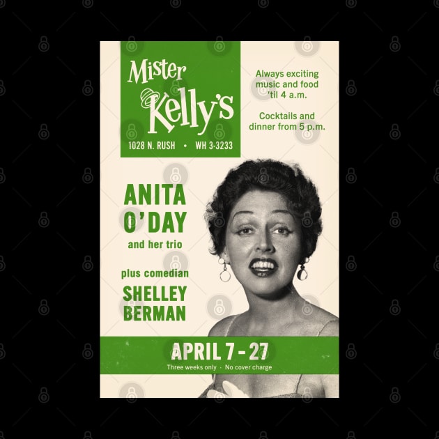Anita O'Day - Mister Kelly's - Chicago, IL - 1958 by info@secondtakejazzart.com