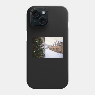 Castle Combe in the snow Phone Case