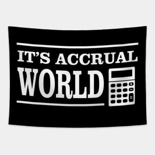 Accounting It'S Accrual World Tax Season Tapestry