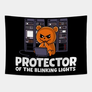 Protector of the Blinking Lights Networking Tapestry