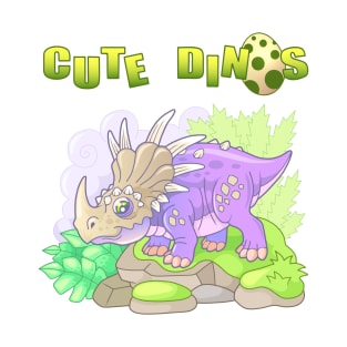 cute dinosaur styracosaurus T-Shirt