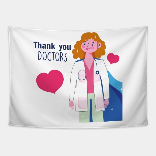 thank you doctors Tapestry by hamzaben