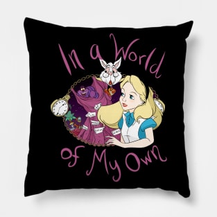 Alice: In a World of My Own Pillow
