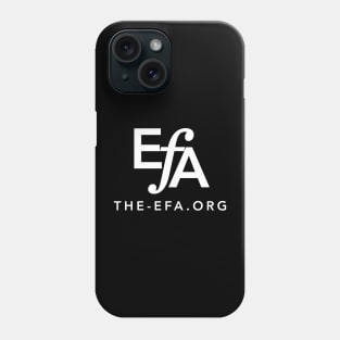 EFA URL logo in white Phone Case