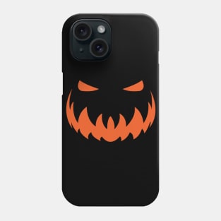Pumpkin Face Halloween Pumpkin, Scary Halloween face Phone Case