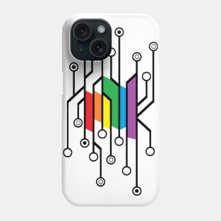 Rainbow circuits Phone Case