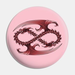 Infinity Dragons Red Pin