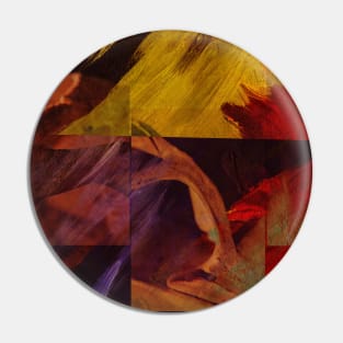 Modern abstract in grunge Pin