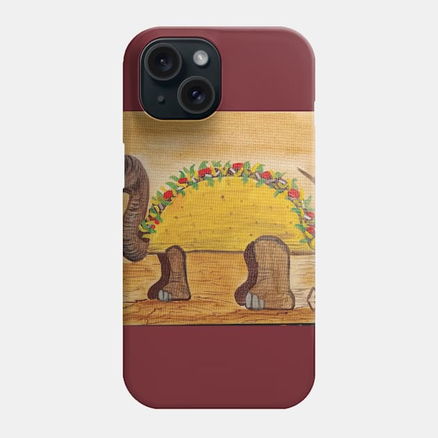 Tacosaurus Adventure Phone Case by Matt Starr Fine Art