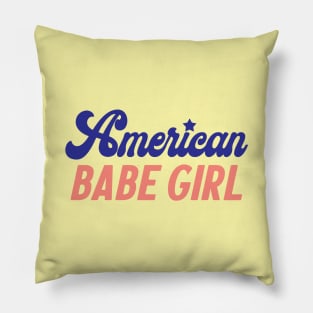 American babe girl Pillow