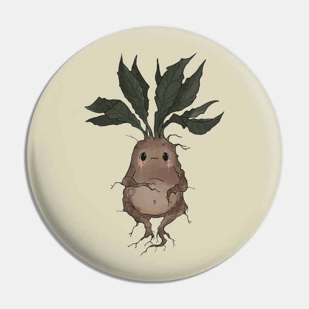 mandrake Pin by creativeballoon