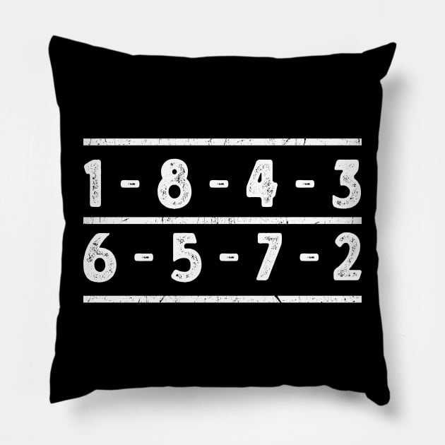 1-8-4-3-6-5-7-2 Firing Order Funny Pillow by tiden.nyska