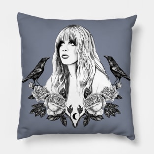 Stevie Nicks Angel Of My Dreams Tattoo Pillow