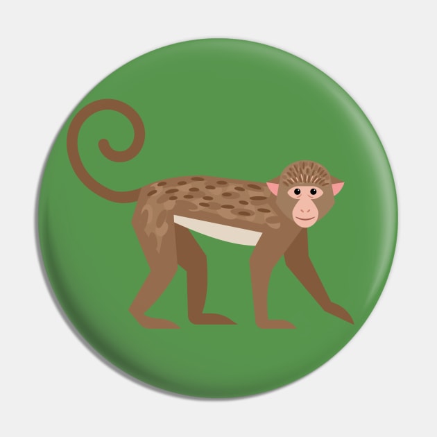 Marmoset Pin by JunkyDotCom