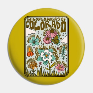 Colorado Wildflower Pin