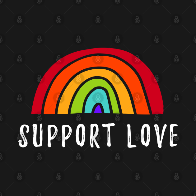 Discover LGBT Support Love - Pride - T-Shirt