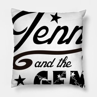 Jenny and the Gems Logo Pillow