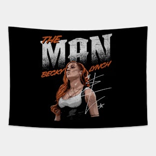 Becky Lynch The Man Tapestry