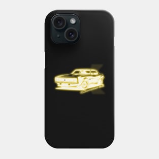 Chevrolet Camaro SS Classic - Glowing silhouette Phone Case