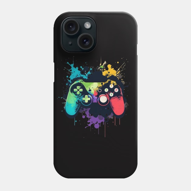 Hip Hop Graffiti Game Controller Sign Design for Boys Kids Phone Case by Kertz TheLegend