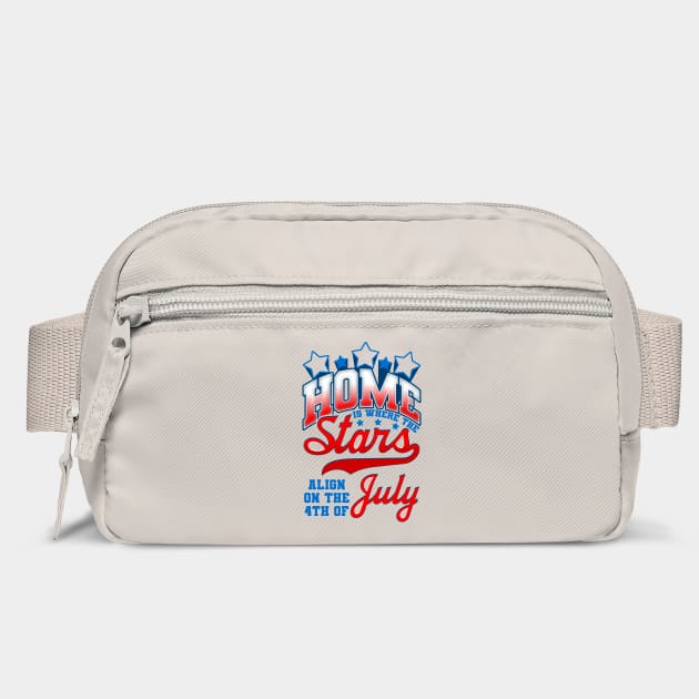 Home is where the Stars Align on the 4th of July Independence Day by creative