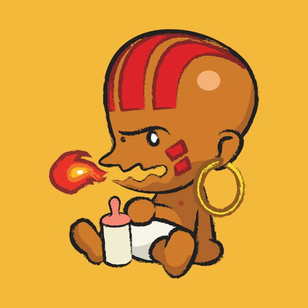 Baby Street Fighters: Dhalsim by ohshirtdotnet