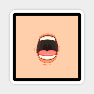 Mouth Cartoon Magnet