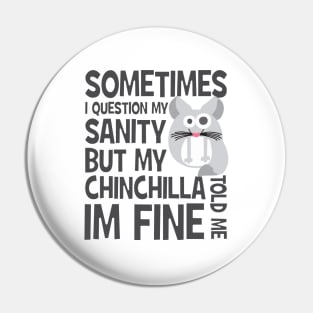 Chinchilla - Chinchillin Pin