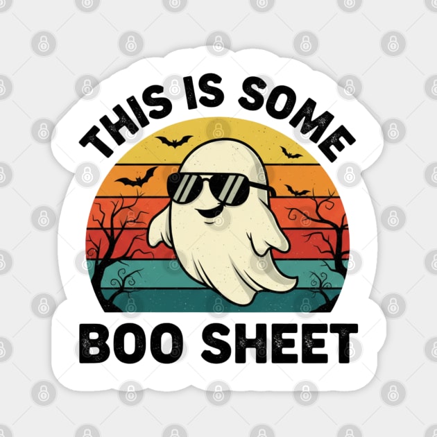 This-Is-Some-Boo-Sheet Magnet by Creatifly Graphic Tees