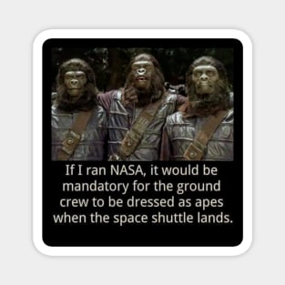 NASA Apes Magnet