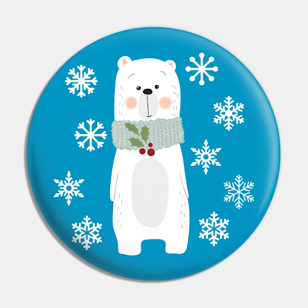 Polar Beary Christmas Pin by swagmaven