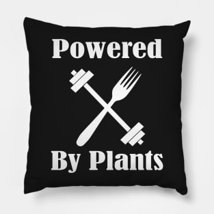 Powered By Plants, Vegan Diet, Stay Humble Pillow