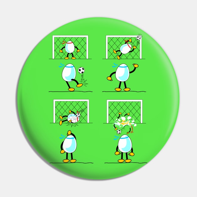 Egg Sports Academy- Soccer Pin by Hydra