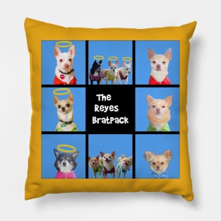 Bratpack Bunch Square Pillow