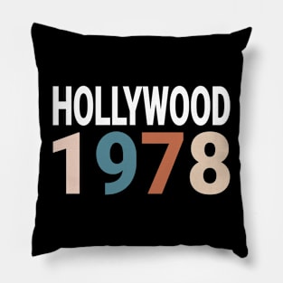 Hollywood 1978 Pillow