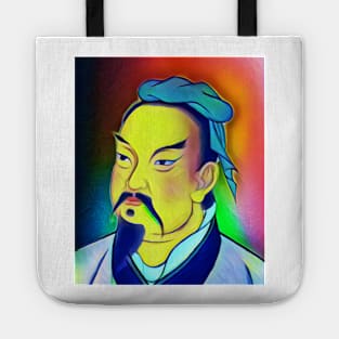 Sun Tzu Colourful Portrait | Sun Tzu Artwork 6 Tote