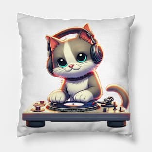 DJ Kitten Pillow